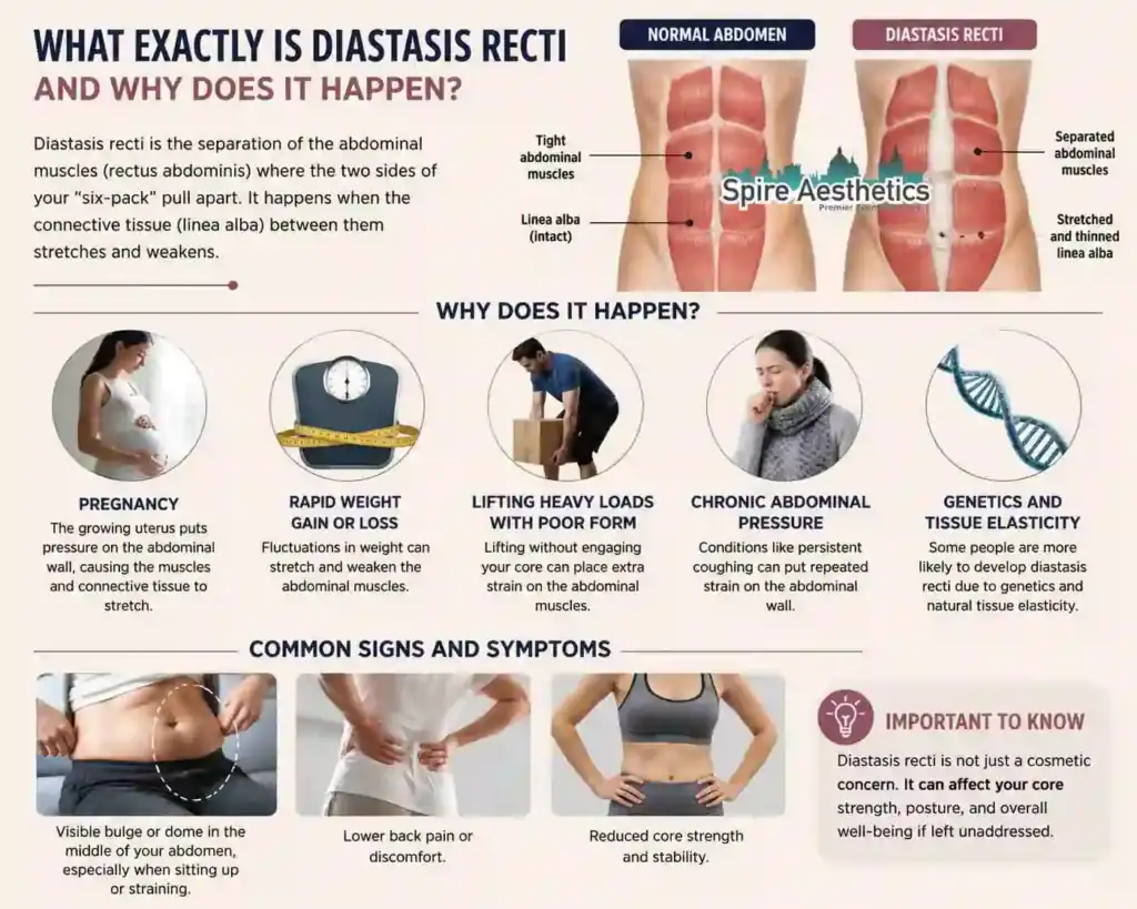 What Exactly Is Diastasis Recti and Why Does It Happen Wallingford?