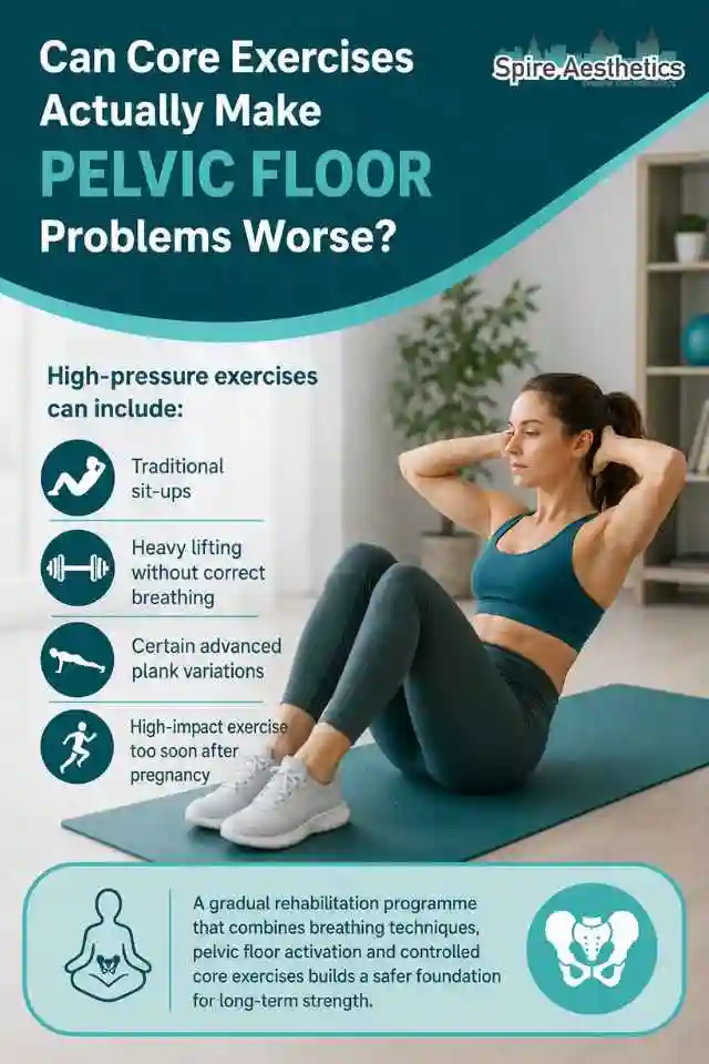 Can Strengthening Your Core Alone Actually Make Pelvic Floor Problems Worse Wallingford?